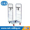 foldable metal laundry foldable nesting security Roll cage